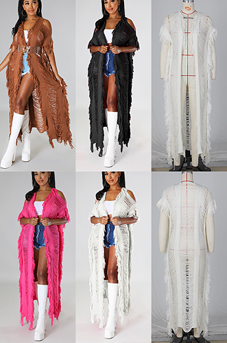 Knitted Fall Coat