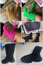 Round Toe Platform Boots