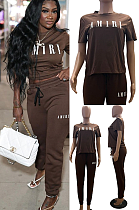 Printed Pants Set