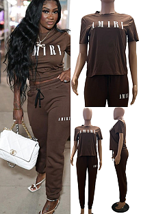 Printed Pants Set