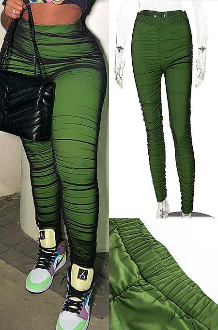 Two Layers Bodycon Pants
