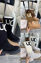 uGG Sock Patchwrork Boots