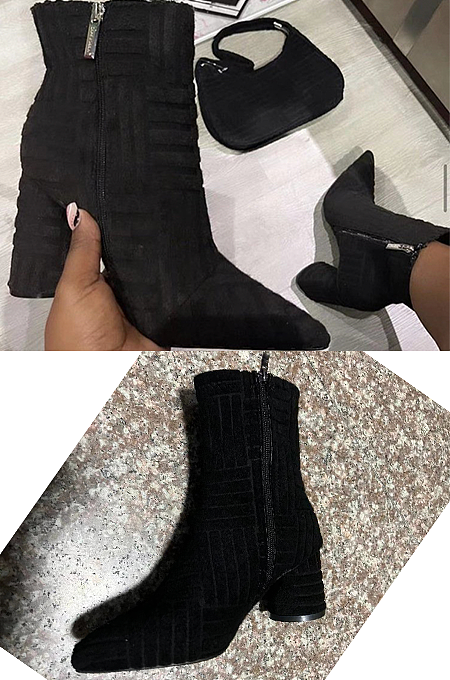 Side Ziper Up Booties Boot