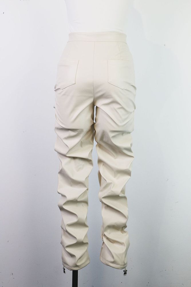 WHOLESALE | PU Material Tassel Pants