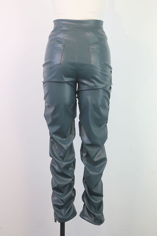 WHOLESALE | PU Material Tassel Pants