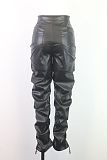 WHOLESALE | PU Material Tassel Pants