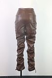WHOLESALE | PU Material Tassel Pants