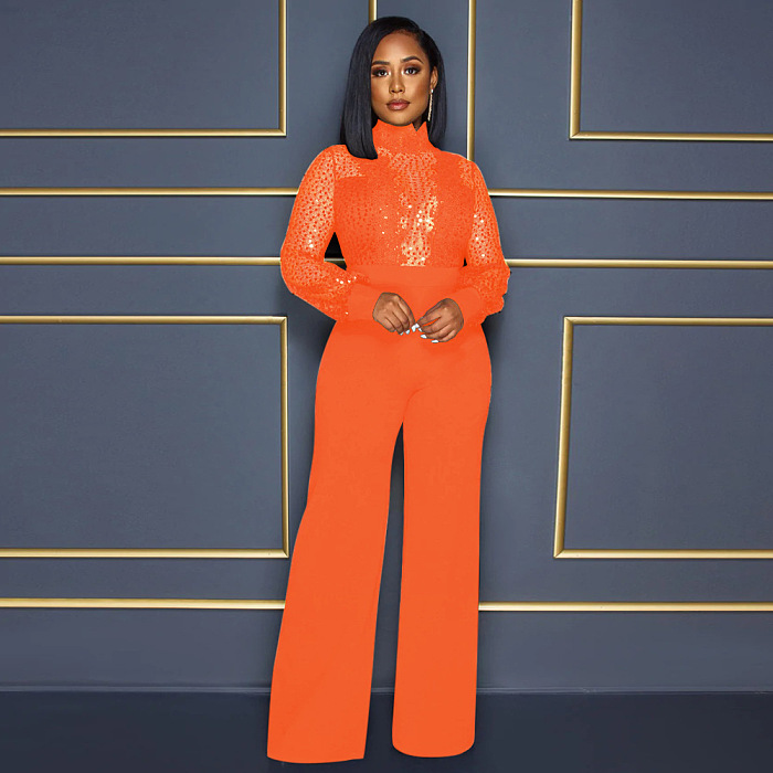 WHOLESALE | Embroidered See-through Jumpsuit