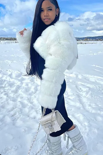 Artificial Puffer Furry Jacket
