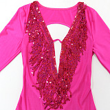 Open Back Front Tassel Dress