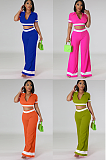 WHOLESALE | Two Tones Crop Top & Pants Set