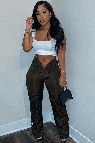 WHOLESALE | Straps Side Pocket Pants