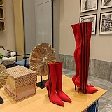 WHOLESALER | WOMEN'S  110MM OVER-THE-KNEE BOOT IN Red