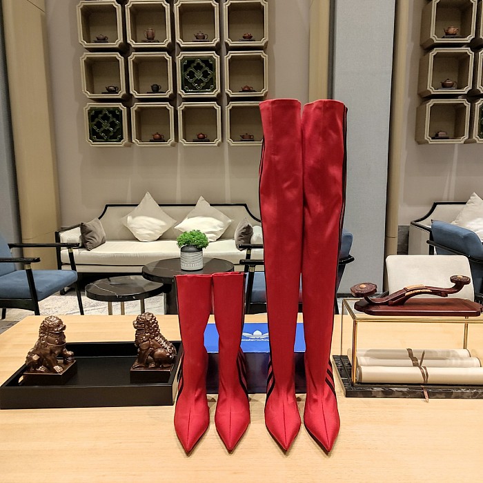 WHOLESALER | WOMEN'S  110MM OVER-THE-KNEE BOOT IN Red