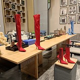 WHOLESALER | WOMEN'S  110MM OVER-THE-KNEE BOOT IN Red