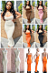 WHOLESALE | Bodycon Open Back Maxi Dress