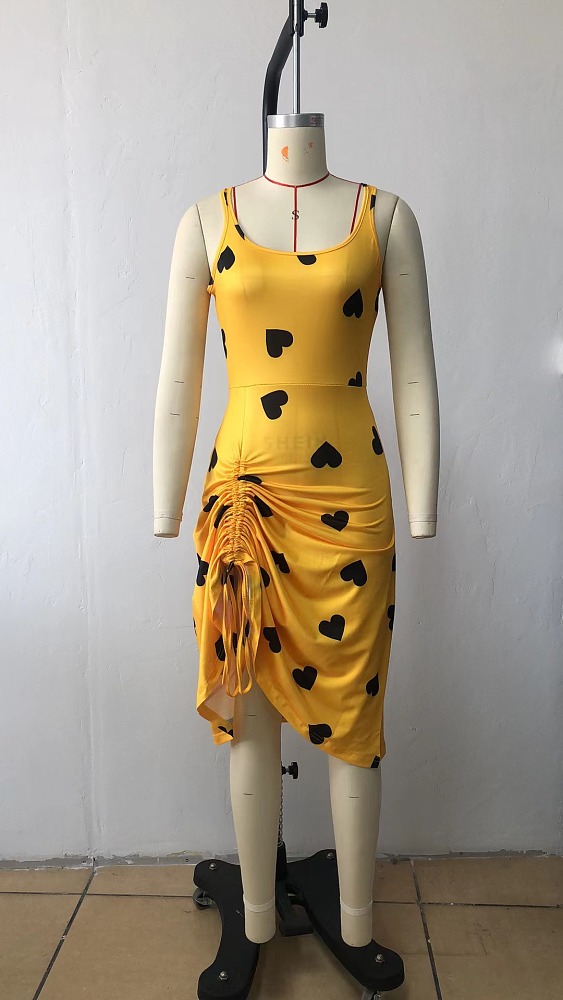 WHOLESALE | Heart Back Tied Flare Dress