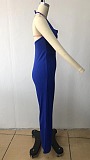 WHOLESALE | Neck Tied Open Back Wide Leg Jumpsuit