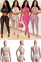 WHOLESALE | See-through Mesh Pants Set