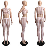 WHOLESALE | See-through Mesh Pants Set