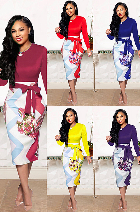 WHOLESALE | Long Sleeve Round neck Dress