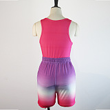 WHOLESALE | Gradient Color Tank Shorts Set