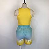 WHOLESALE | Gradient Color Tank Shorts Set