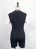 WHOLESALE | Button up Baseball Romper