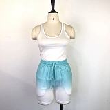 WHOLESALE | Gradient Color Tank Shorts Set