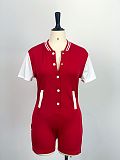 WHOLESALE | Button up Baseball Romper