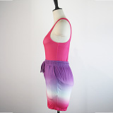 WHOLESALE | Gradient Color Tank Shorts Set