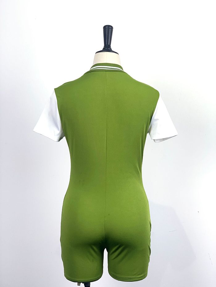 WHOLESALE | Button up Baseball Romper