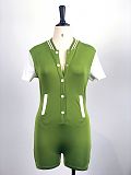 WHOLESALE | Button up Baseball Romper