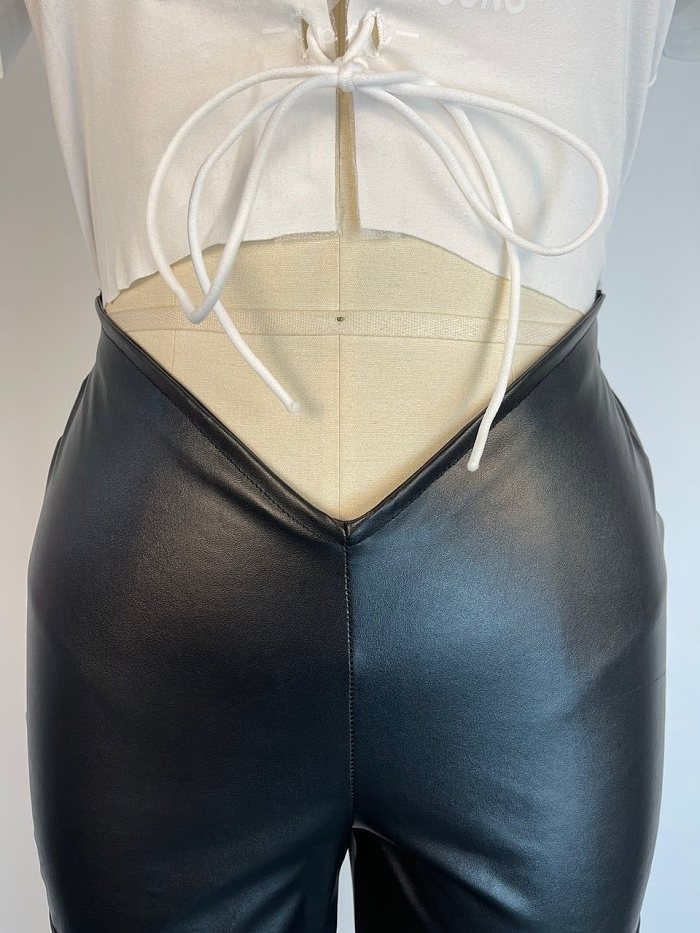 WHOLESALE | PU Material Side Pocket Pants
