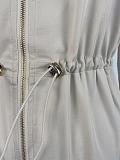 WHOLESALE | Loose Zipper Up Pocket Jumsuit