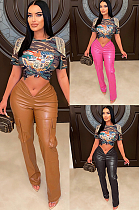 WHOLESALE | PU Material Side Pocket Pants