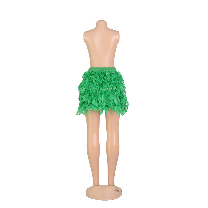 WHOLESALE | Feather Mini Skirt