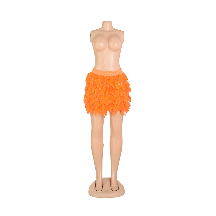 WHOLESALE | Feather Mini Skirt