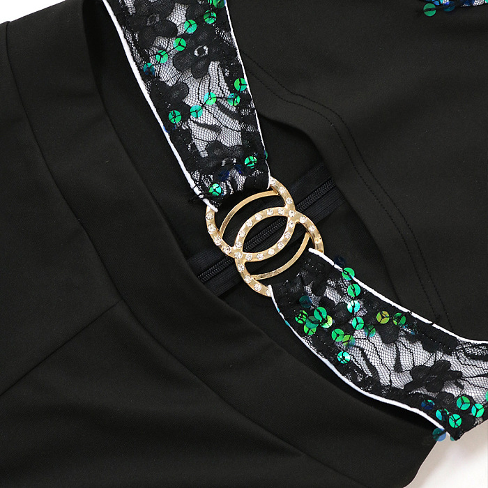WHOLESALE | Sequins Loose Leg Jumpsuit