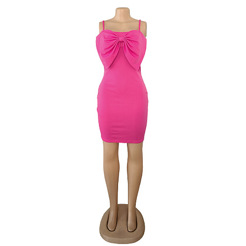WHOLESALE | Bodycon Front Bow Tank Dress
