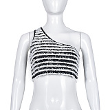 WHOLESALE | Teddy Material Zebra Tank Top