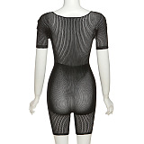 WHOLESALE |  See-through Knit Romper
