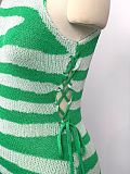 WHOLESALE | Off Shoulder High Neck Side Drawstring Dress