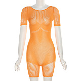 WHOLESALE |  See-through Knit Romper