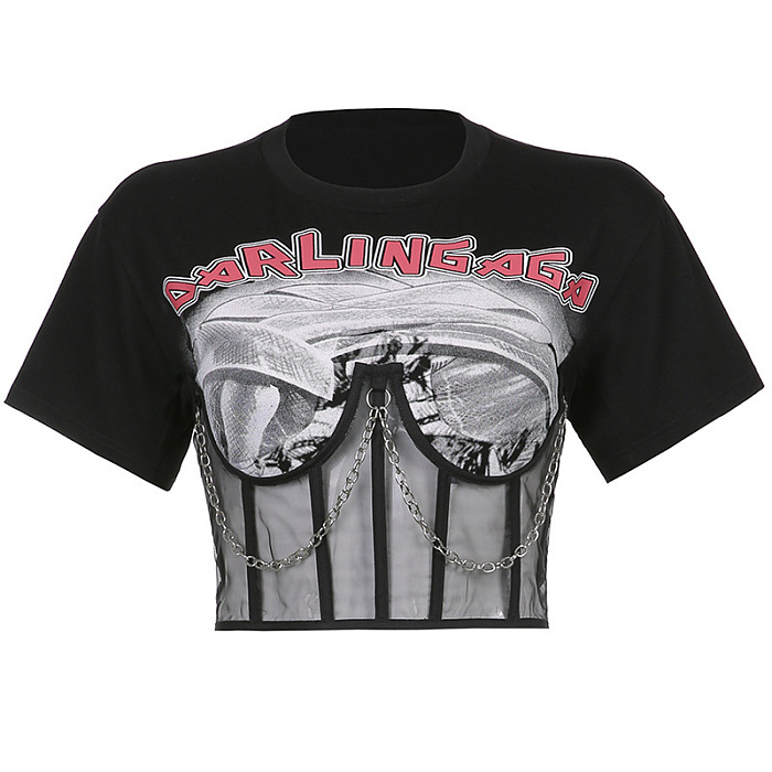 WHOLESALE | Chain Deco Crop Top