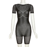 WHOLESALE |  See-through Knit Romper
