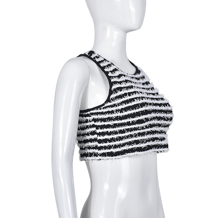 WHOLESALE | Teddy Material Zebra Tank Top