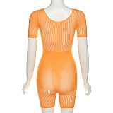 WHOLESALE |  See-through Knit Romper