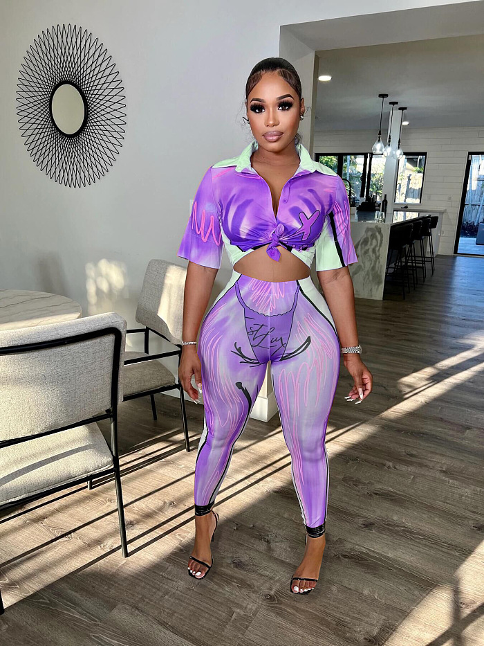 WHOLESALE | So Hot Printed Pants Set