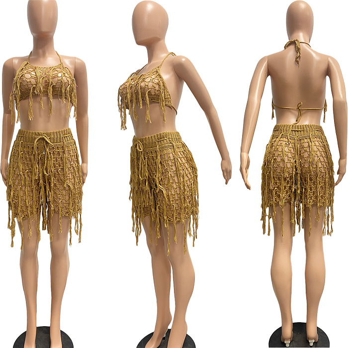 WHOLESALE | Tassel Beach Shorts Set